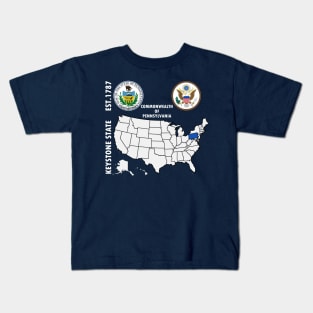 Commonwealth of Pennsylvania Kids T-Shirt